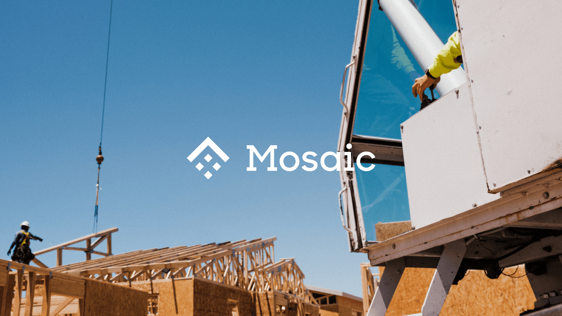 Branding for Mosaic, a construction technology company